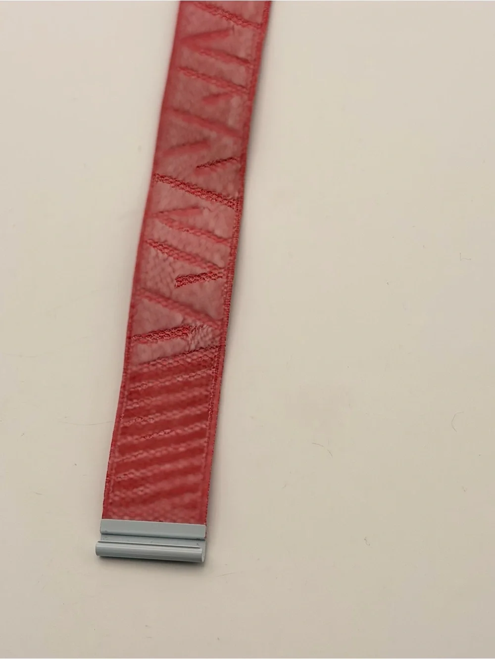 Whoop OEM Replacement Band, Silver Buckle, very good, Pink